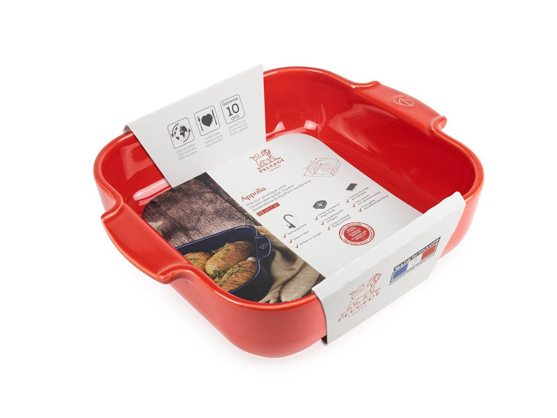 Peugeot Appolia Ceramics Square red 28 cm