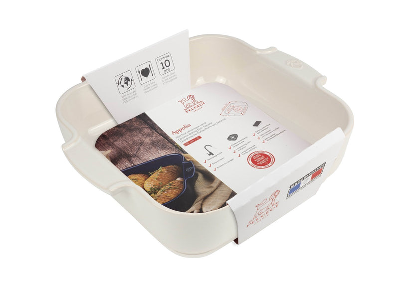 Peugeot Appolia Ceramics Square cream white 28 cm