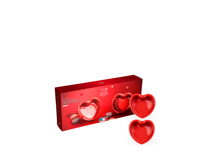 Peugeot Appolia duo flat heart small red model