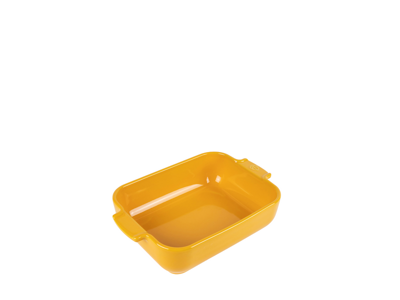 Peugeot Appolia Rectangular oven dish 25 cm saffron yellow