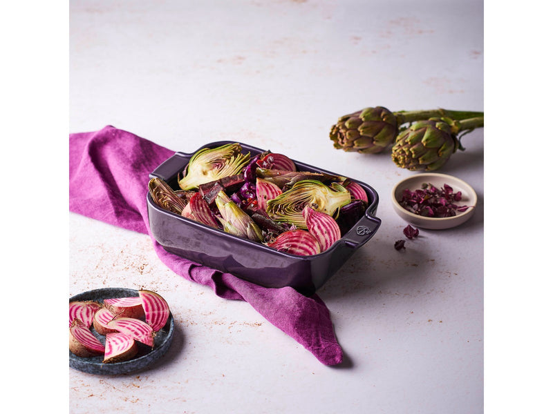 Peugeot Appolia Ceramics Rectangular 25 cm Eggplant