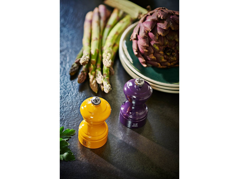 Peugeot Bistro Saffron Lacquered salt grinder 10cm