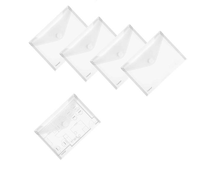 FolderSys Dokumententaschen DIN A5 transparent - 10 Stück