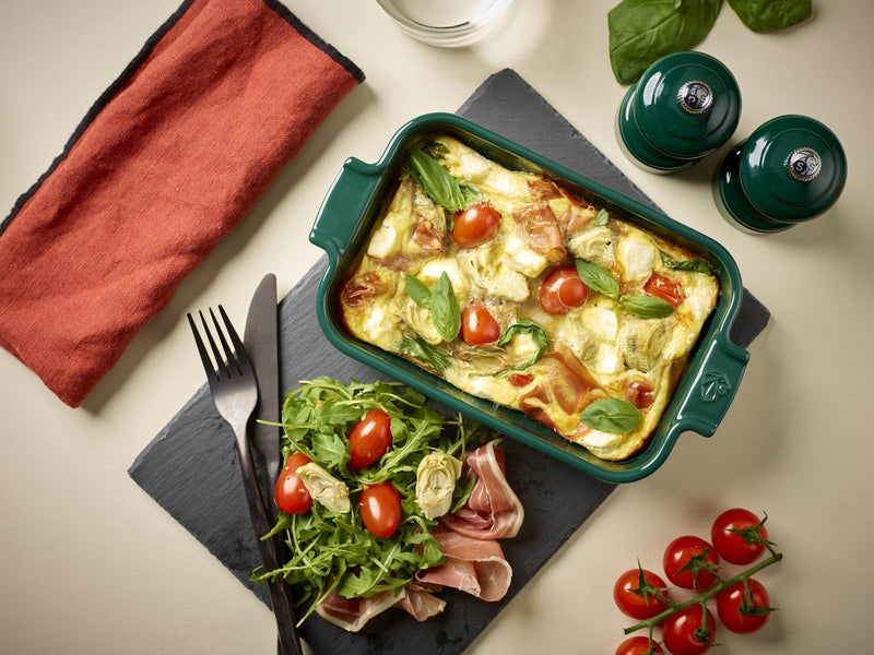 Peugeot Appolia Rectangular baking dish 22 cm green
