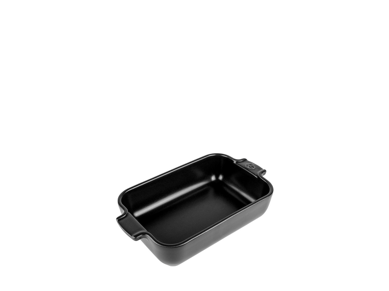Peugeot Appolia oven dish rectangular 22 cm black satin