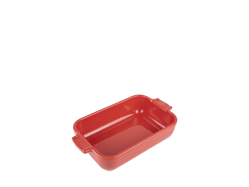 Peugeot Appolia Rectangular dish 22 cm Red