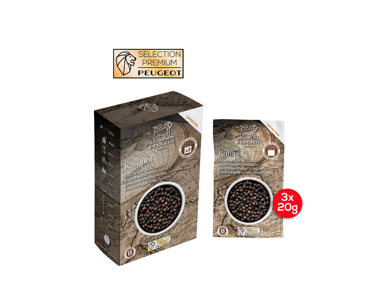 Peugeot Kampot Black pepper 60g