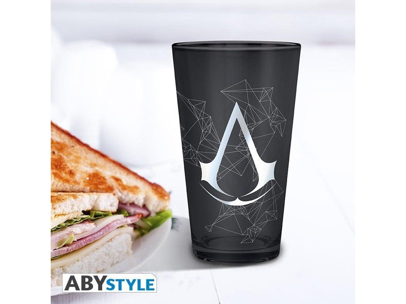 ABYstyle - ASSASSIN'S CREED - XXL Glass - 400 ml - Assassin - Folie x2 - Glas
