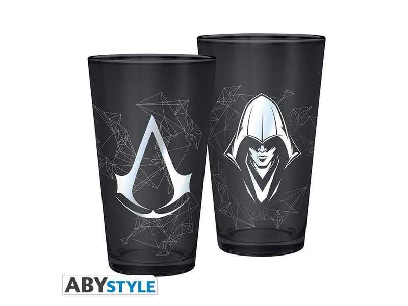 ABYstyle - ASSASSIN'S CREED - XXL Glass - 400 ml - Assassin - Folie x2 - Glas