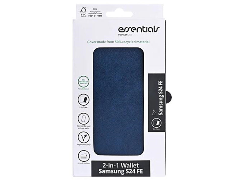 Essentials PU Wallet 3 Card Slots - Samsung Galaxy S24 FE