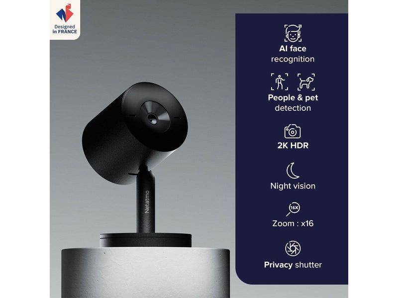 Netatmo Indoor Camera Advance 2K - Black