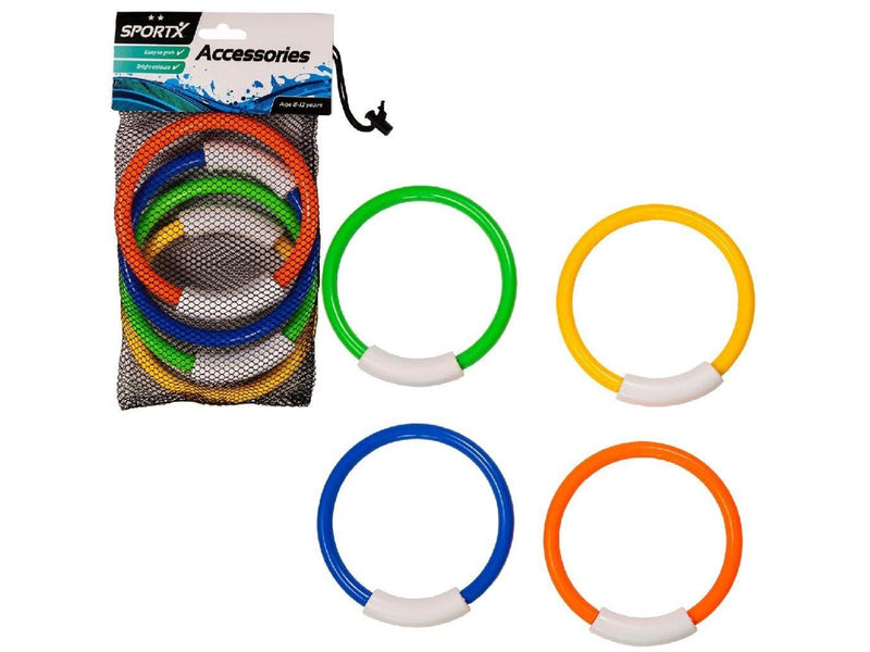 SportX Dive Rings 4 pcs.