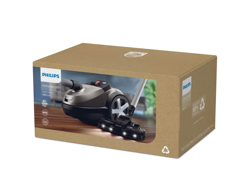 Philips Staubsauger XD8152 - vacuum cleaner - canister - shell grey