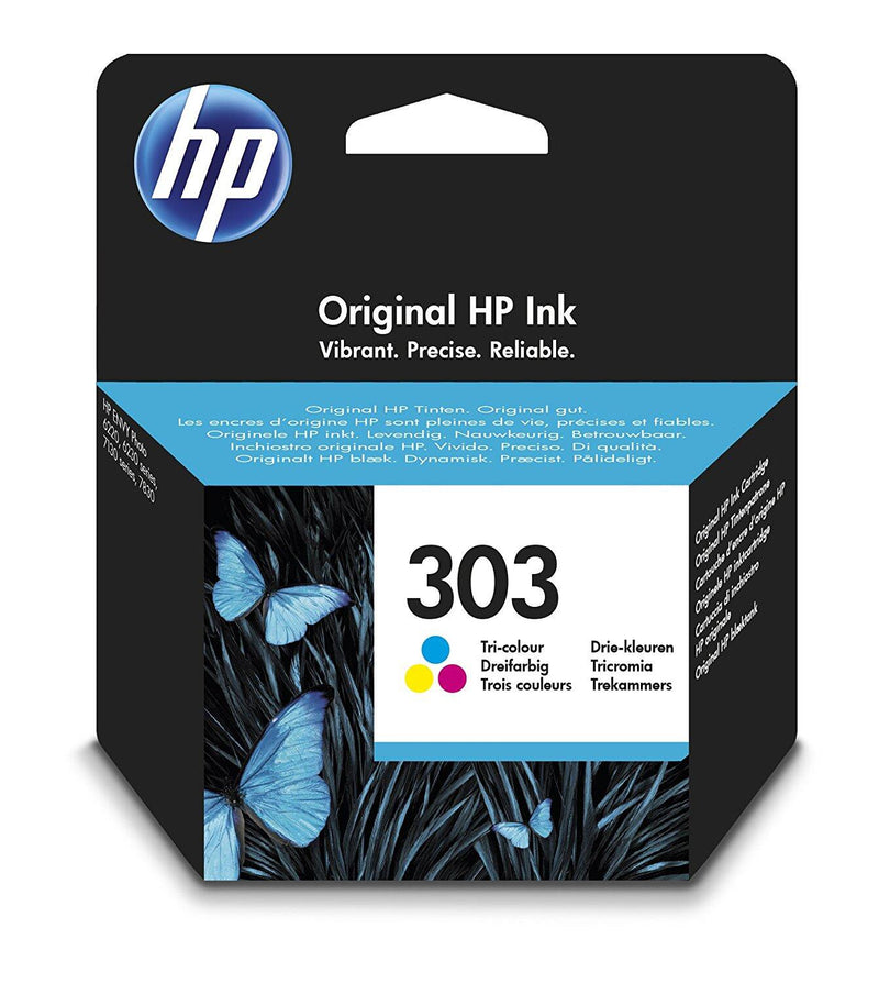 HP Original 303 Druckerpatrone cyan, magenta, gelb 165 Seiten 4ml (T6N01AE)