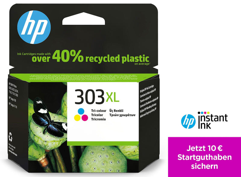 HP Original 303XL Druckerpatrone cyan, magenta, gelb 415 Seiten 10ml (T6N03AE)