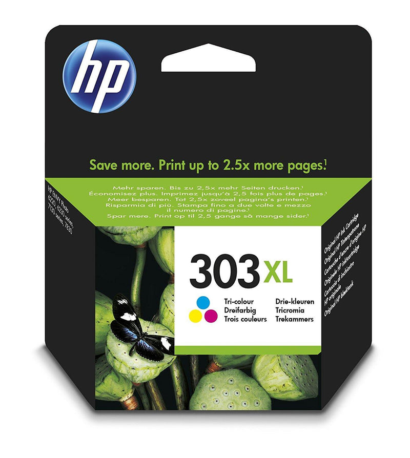 HP Original 303XL Druckerpatrone cyan, magenta, gelb 415 Seiten 10ml (T6N03AE)