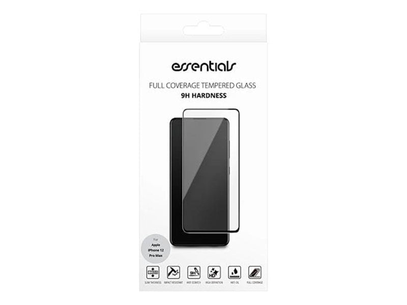 Essentials Tempered Glass Full Fit - iPhone 12 Pro Max