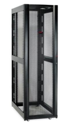 APC NetShelter SX, 45HE, 600 mm breit und 1070 mm tief, Gehäuse mit schwarzen Seitenteilen (AR3105)
