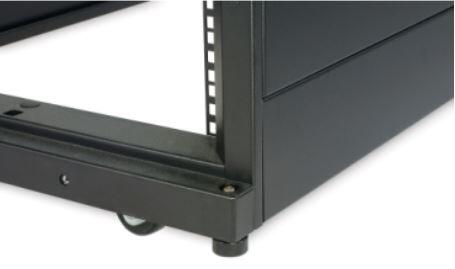 APC NetShelter SX, 45HE, 600 mm breit und 1070 mm tief, Gehäuse mit schwarzen Seitenteilen (AR3105)