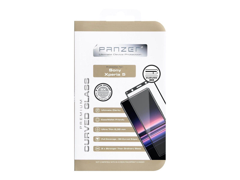Panzer Premium Curved Glass Screen Protector - Sony Xperia 5