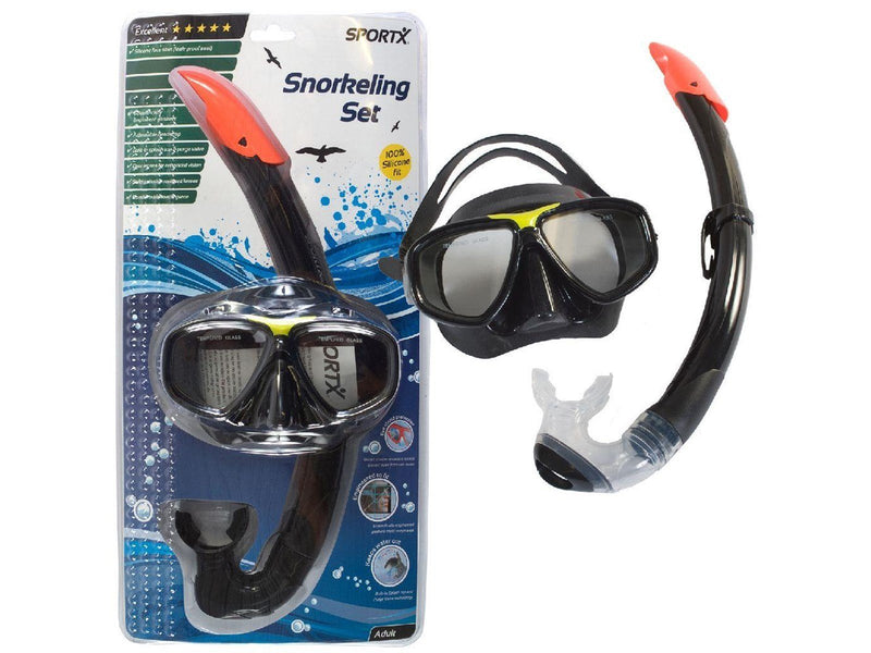 SportX Adult Snorkel Set