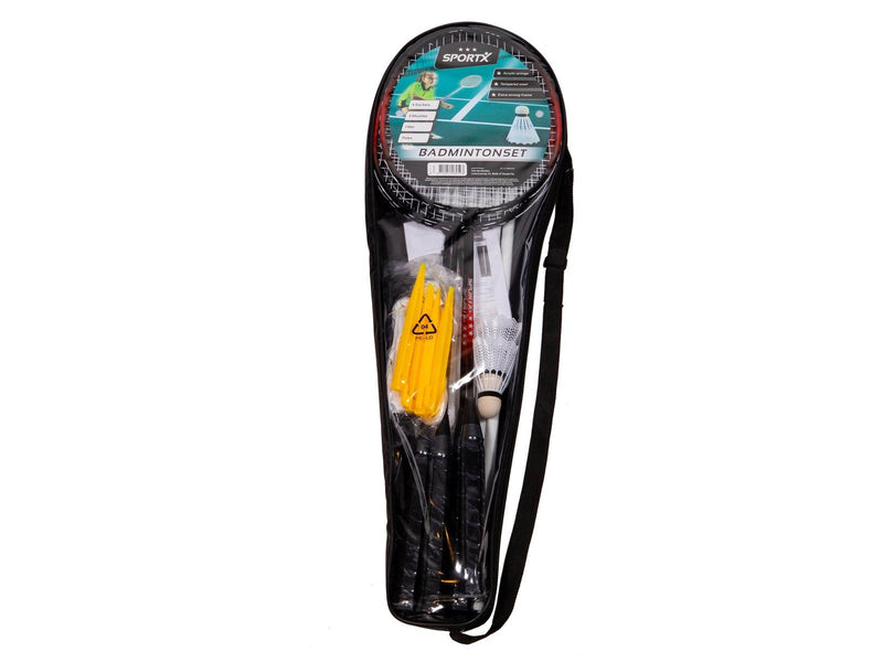 SportX Badminton Set with Net
