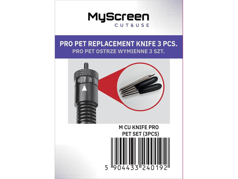MyScreen Screen Protector PRO Blade for Hybrid Glass 3-Pack Black