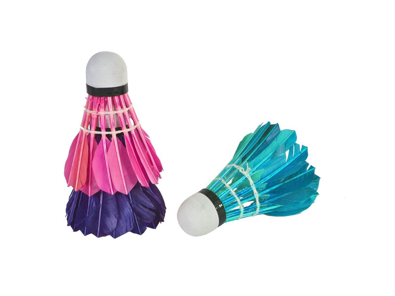 SportX Shuttle Feathers Colored in Tube 3 pcs.
