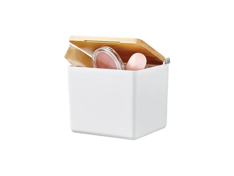 tesa BABOO White Plastic Bathroom Organizer
