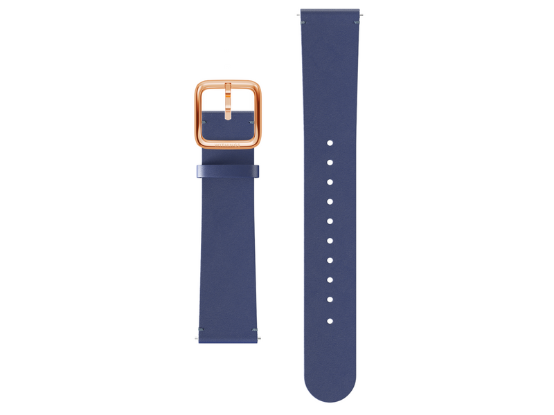 Withings Leather Wristband 18mm Navy Blue & Rose Gold