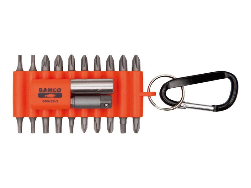 BAHCO 59S/22-2 - Screwdriver Bit Set - 22 Pieces