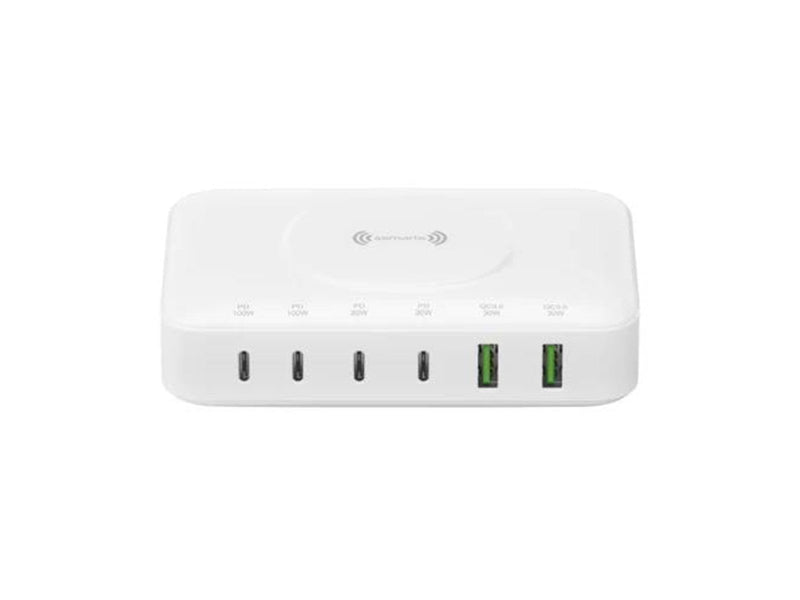 4smarts charging station - 7 in 1 - USB 24 pin USB-C - 100 Watt