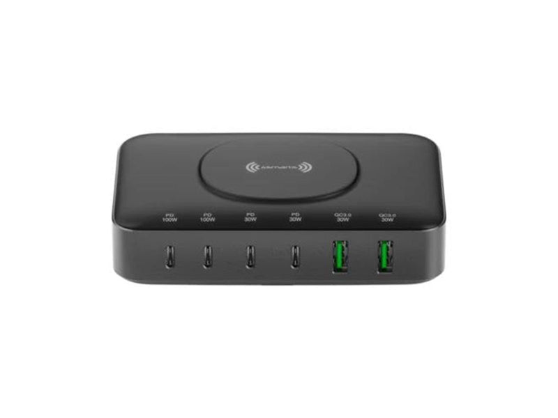 4smarts charging station - 7 in 1 - USB 24 pin USB-C - 100 Watt
