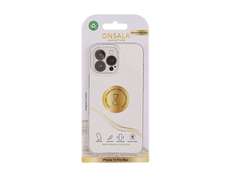 ONSALA TPU Case for iPhone 16 Pro Max - Transparent