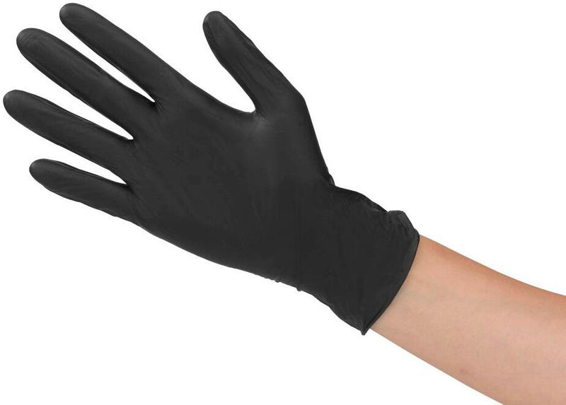 HYGOSTAR unisex Nitrilhandschuhe Safe Light schwarz Größe L - 100 Stück
