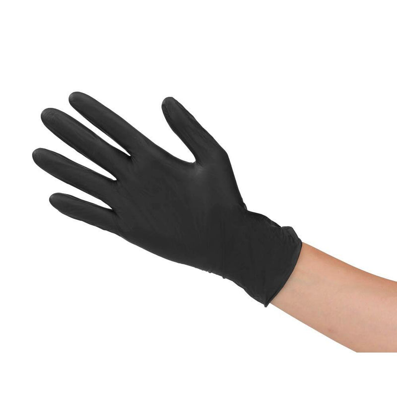 HYGOSTAR unisex Einmalhandschuhe SAFE LIGHT schwarz Größe XL - 100 St.