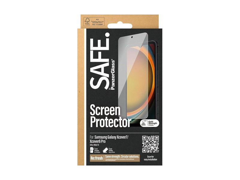 PanzerGlass SAFE. by  - screen protector for mobile phone - ultra-wide fit
