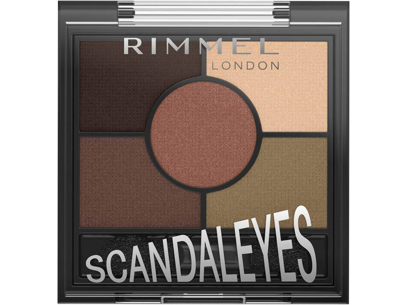Rimmel Scandal 5 pan palette 002 brixton brown 3.80gr
