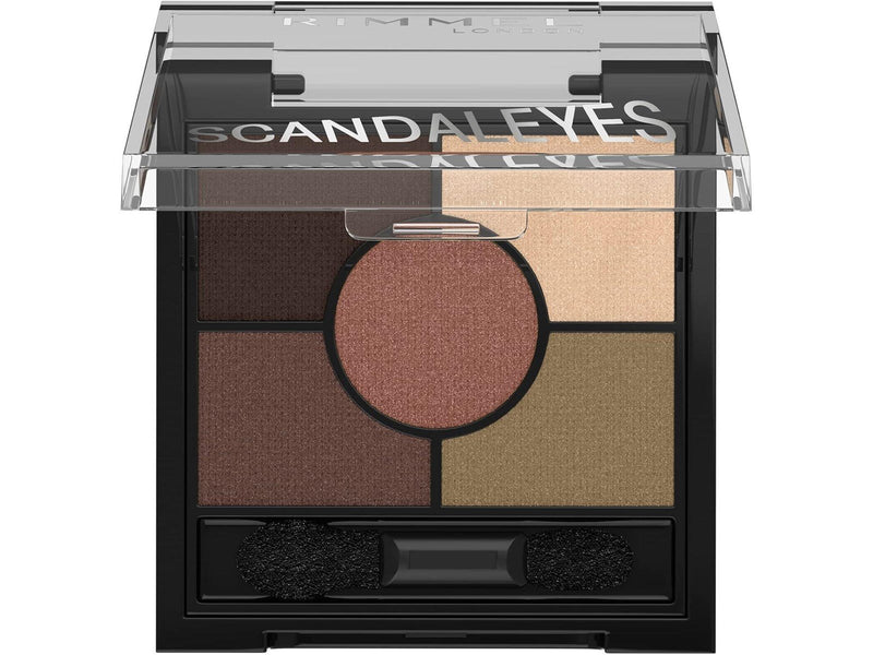 Rimmel Scandal 5 pan palette 002 brixton brown 3.80gr
