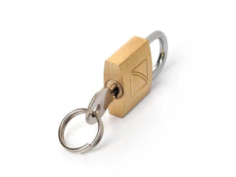 Staples 2 x Security Suitcase Padlock 20 mm - Solid Brass