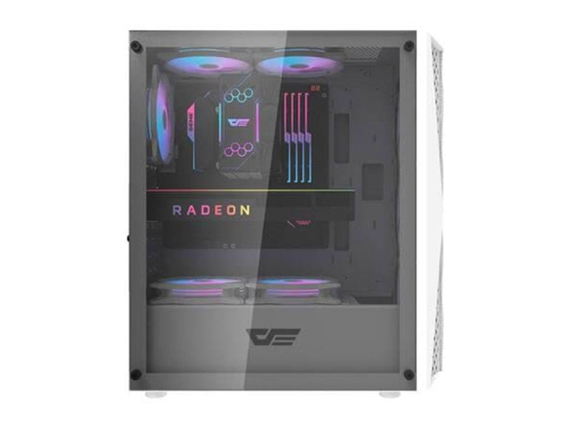 Darkflash Computer Case DK352 Mesh (White) - Gehäuse - Miditower - Weiß