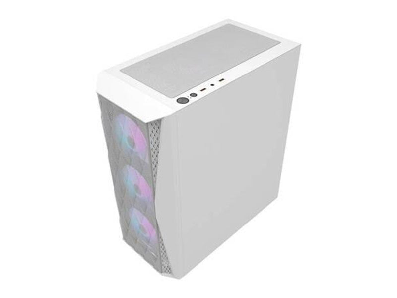Darkflash Computer Case DK352 Mesh (White) - Gehäuse - Miditower - Weiß