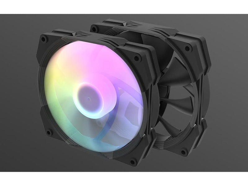 Darkflash S200 Computer Fan (Black) - Gehäuselüfter - 120mm - Schwarz - 32 dBA