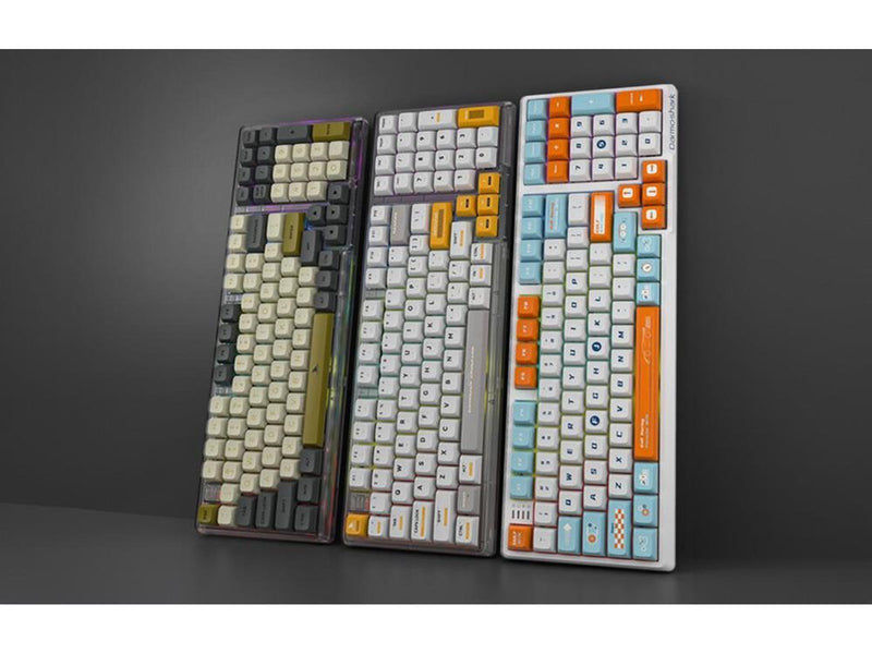 Darmoshark K7 PRO EF Switch Wireless Gaming Keyboard (White) - Gaming Tastaturen - Englisch - US - Weiss