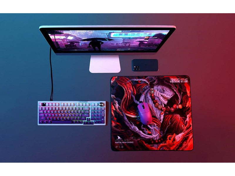 Darmoshark TOP98 - Gaming Tastaturen - Englisch - US - Weiss