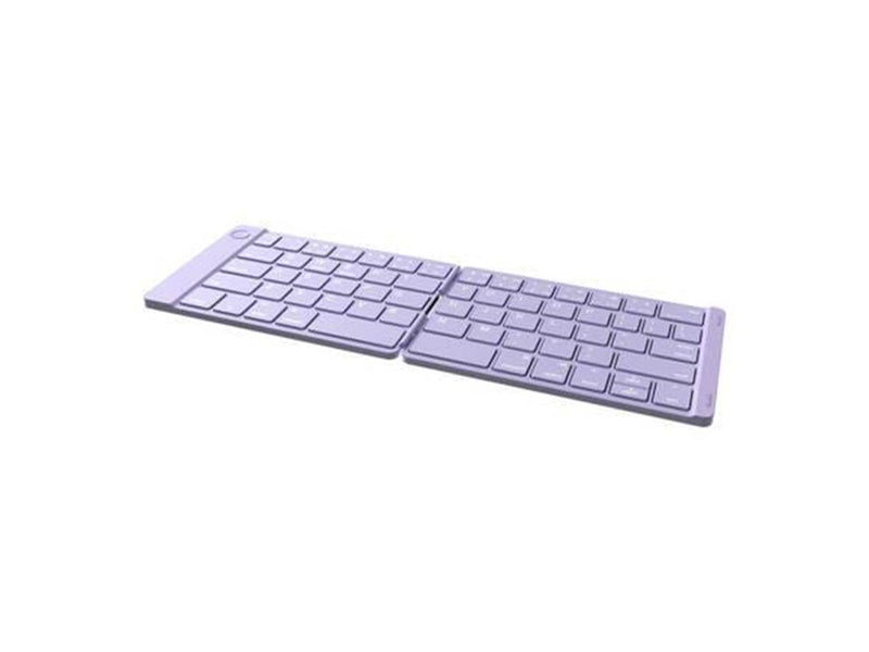 DeLUX Wireless Foldable Keyboard KF10 & Mouse MF10PRO Set - Tastaturen - Englisch - US - Lila