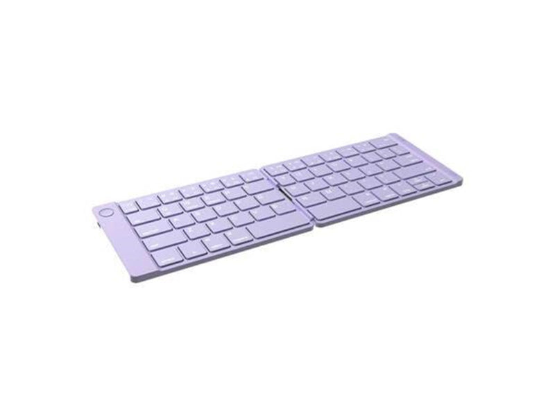 DeLUX Wireless Foldable Keyboard KF10 & Mouse MF10PRO Set - Tastaturen - Englisch - US - Lila