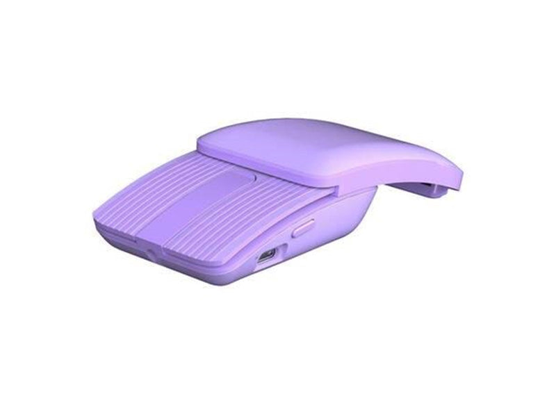 DeLUX Wireless Foldable Keyboard KF10 & Mouse MF10PRO Set - Tastaturen - Englisch - US - Lila
