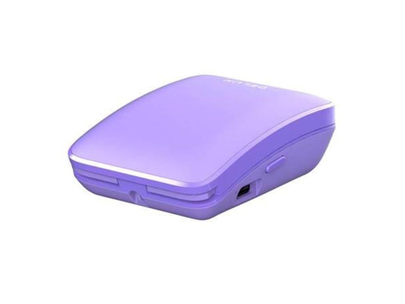 DeLUX Wireless Foldable Keyboard KF10 & Mouse MF10PRO Set - Tastaturen - Englisch - US - Lila