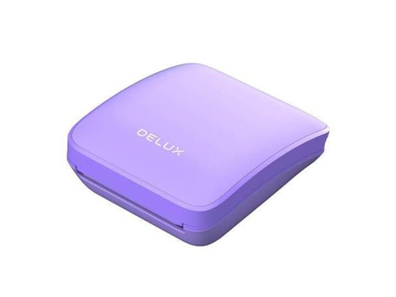 DeLUX Wireless Foldable Keyboard KF10 & Mouse MF10PRO Set - Tastaturen - Englisch - US - Lila
